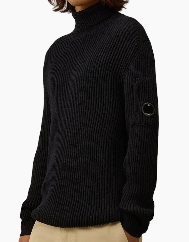 Re-Wool Turtleneck Lens Knit