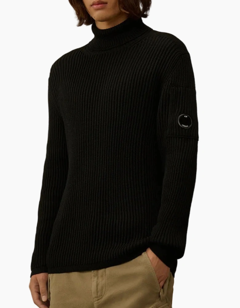 Re-Wool Turtleneck Lens Knit