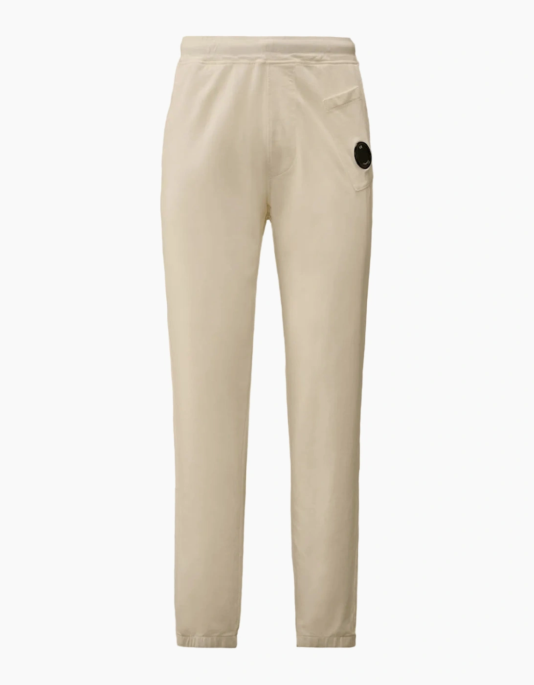 CP Company Men's Light Fleece Lens Sweat Pants - White - Size: 38/Regular