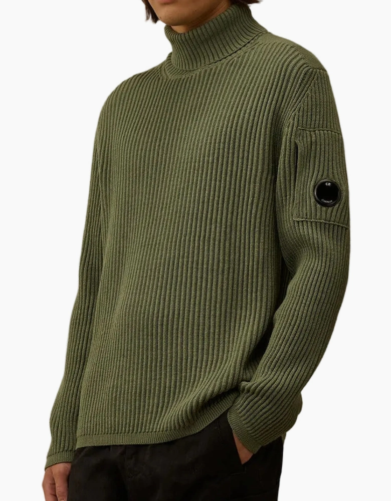 Re-Wool Turtleneck Lens Knit