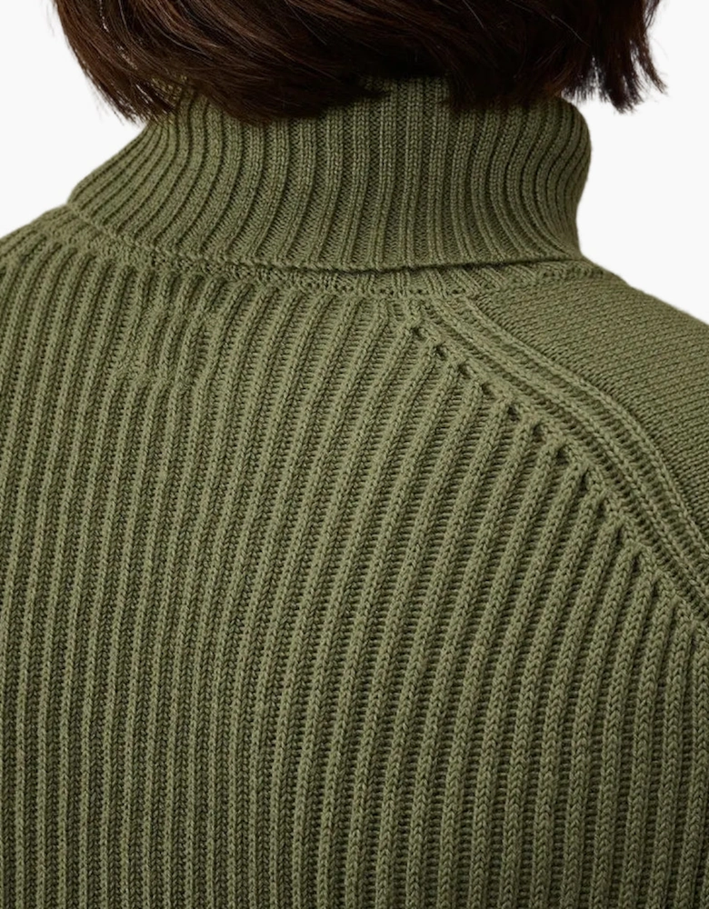 Re-Wool Turtleneck Lens Knit