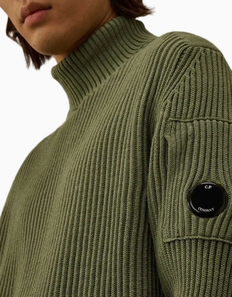 Re-Wool Turtleneck Lens Knit