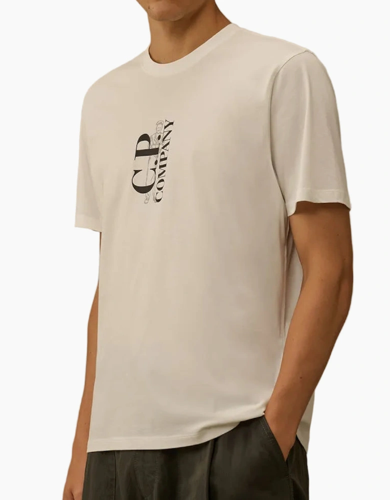 Vertical Logo Print T-Shirt