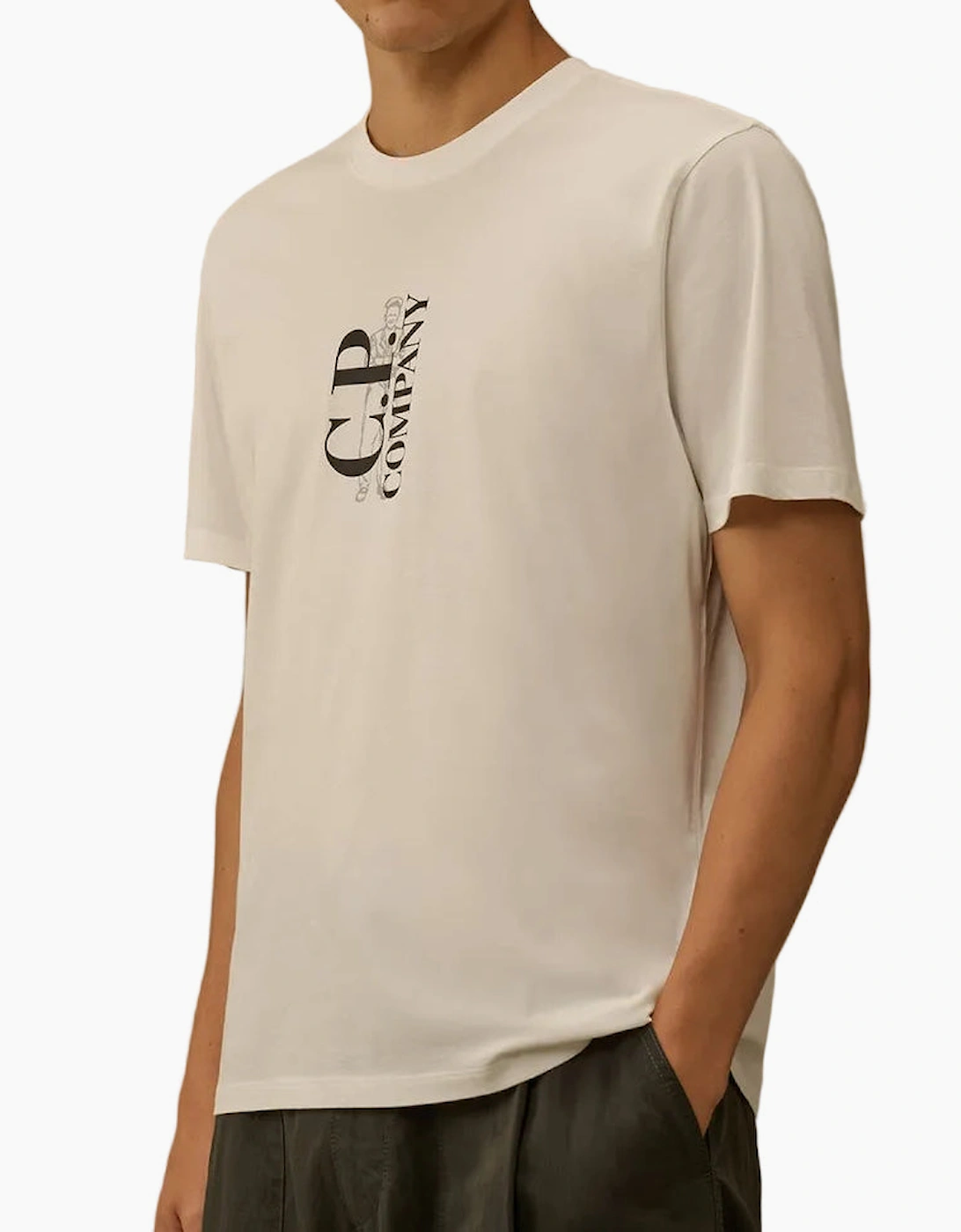 Vertical Logo Print T-Shirt