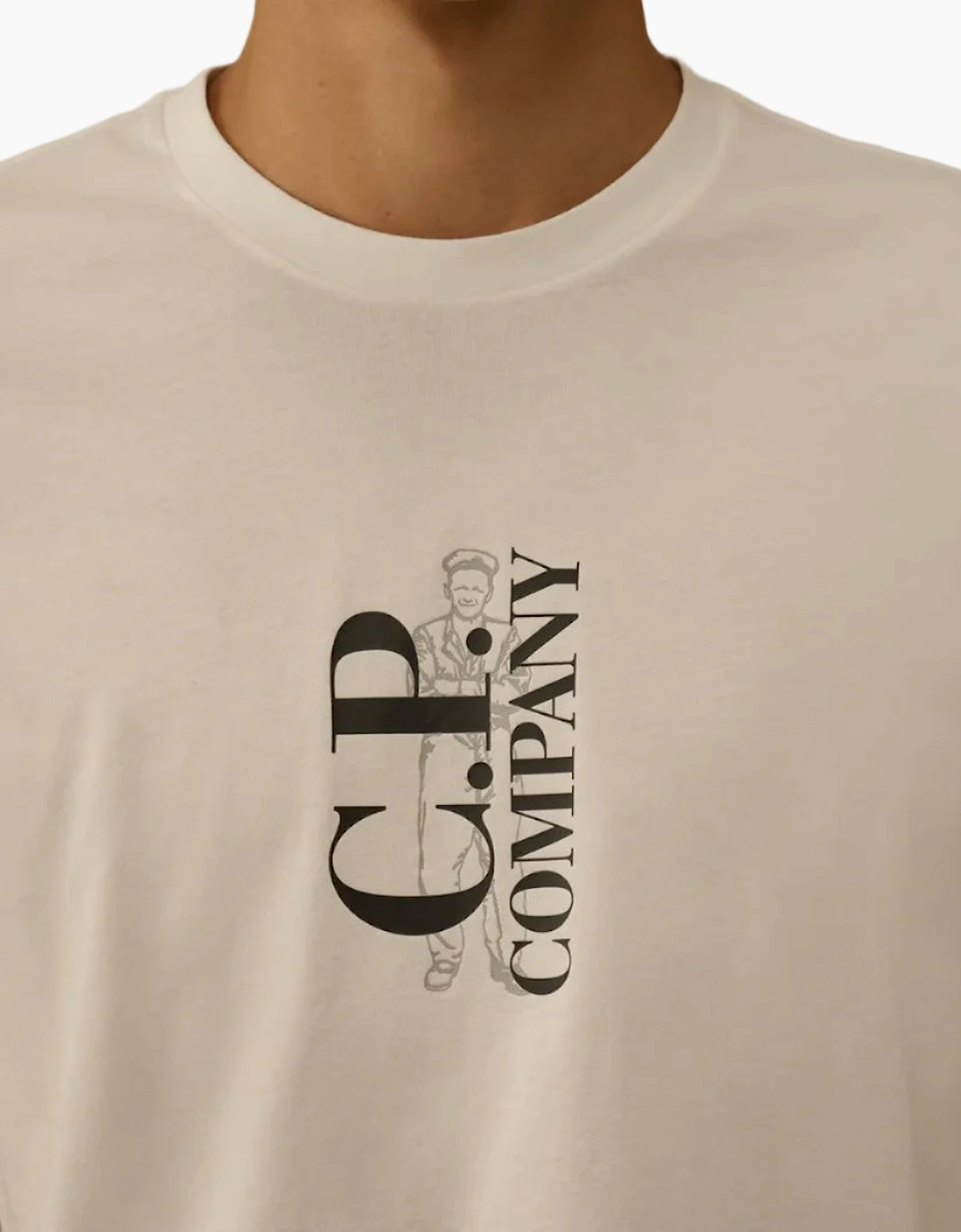 Vertical Logo Print T-Shirt