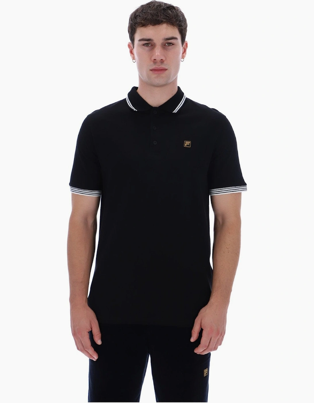 Fila Mens Soren 3 Tipped Short Sleeve Polo Shirt
