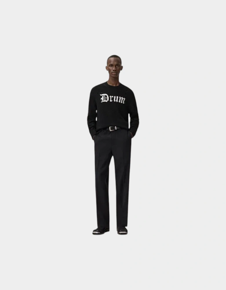 Drum Jacquard Jumper Black