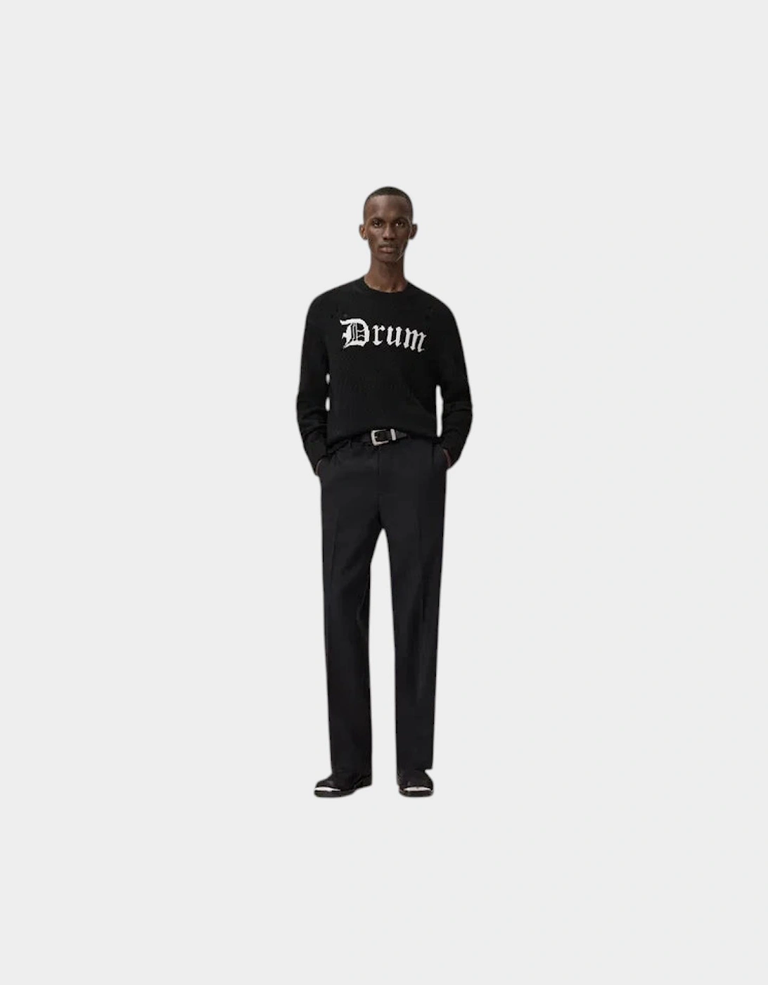 Drum Jacquard Jumper Black