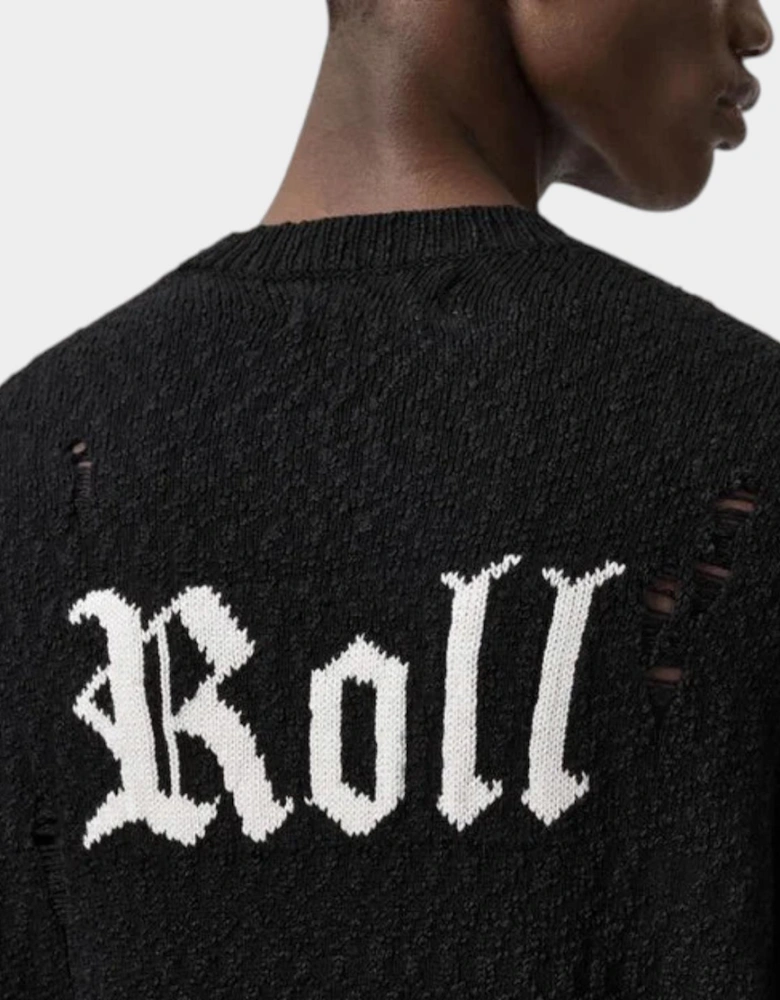 Drum Jacquard Jumper Black