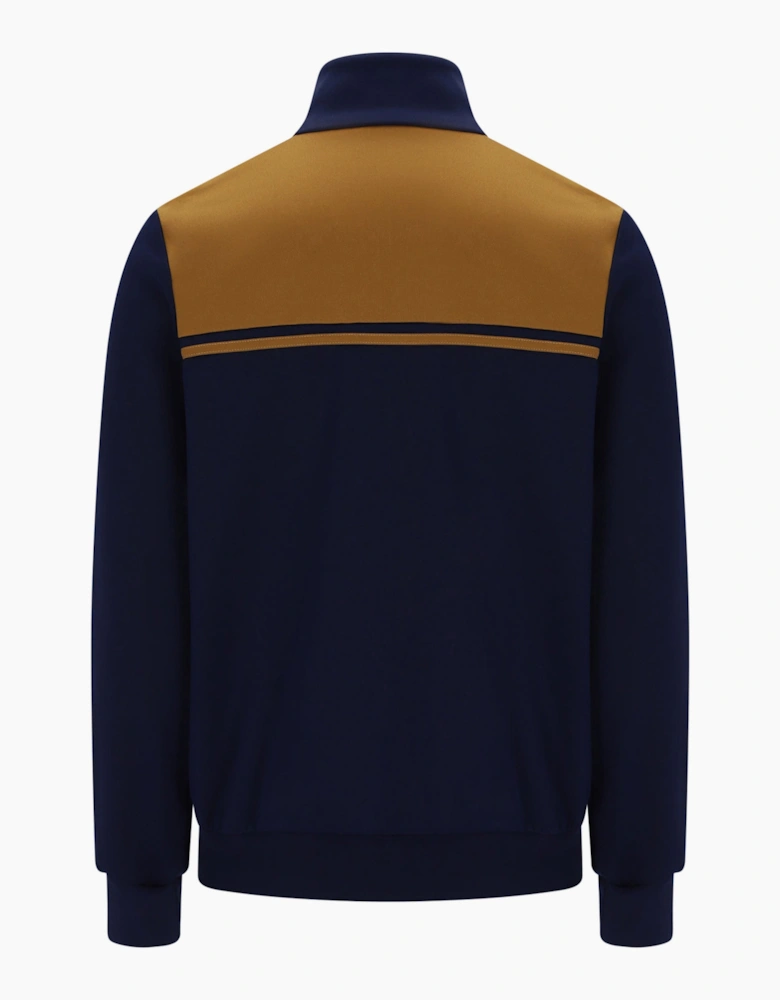 SERGIO TACCHINI NEW Y/L TRACK TOP MARITIME BLUE/GOLDEN BROWN