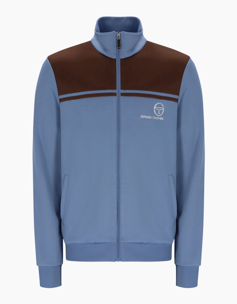 SERGIO TACCHINI NEW Y/L TRACK TOP COUNTRY BLUE/POTTING SOIL