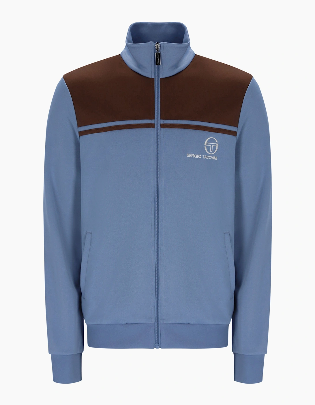 SERGIO TACCHINI NEW Y/L TRACK TOP COUNTRY BLUE/POTTING SOIL