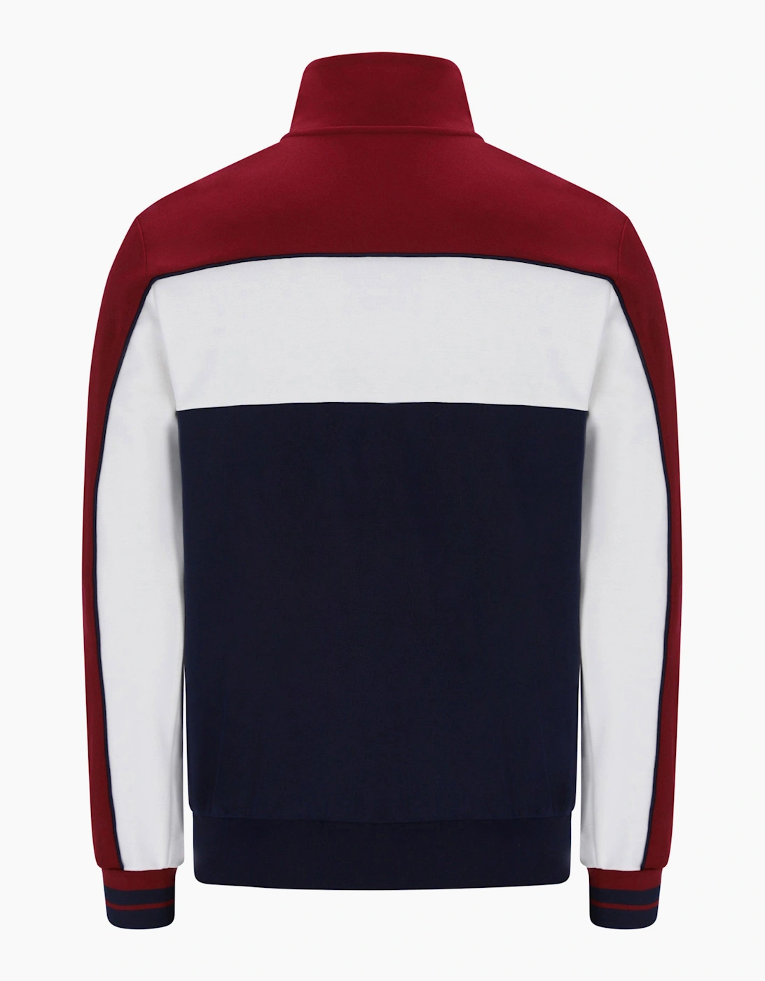 SERGIO TACCHINI SPIGA TRACKTOP MERLOT/GARDENIA/MARITIME BLUE