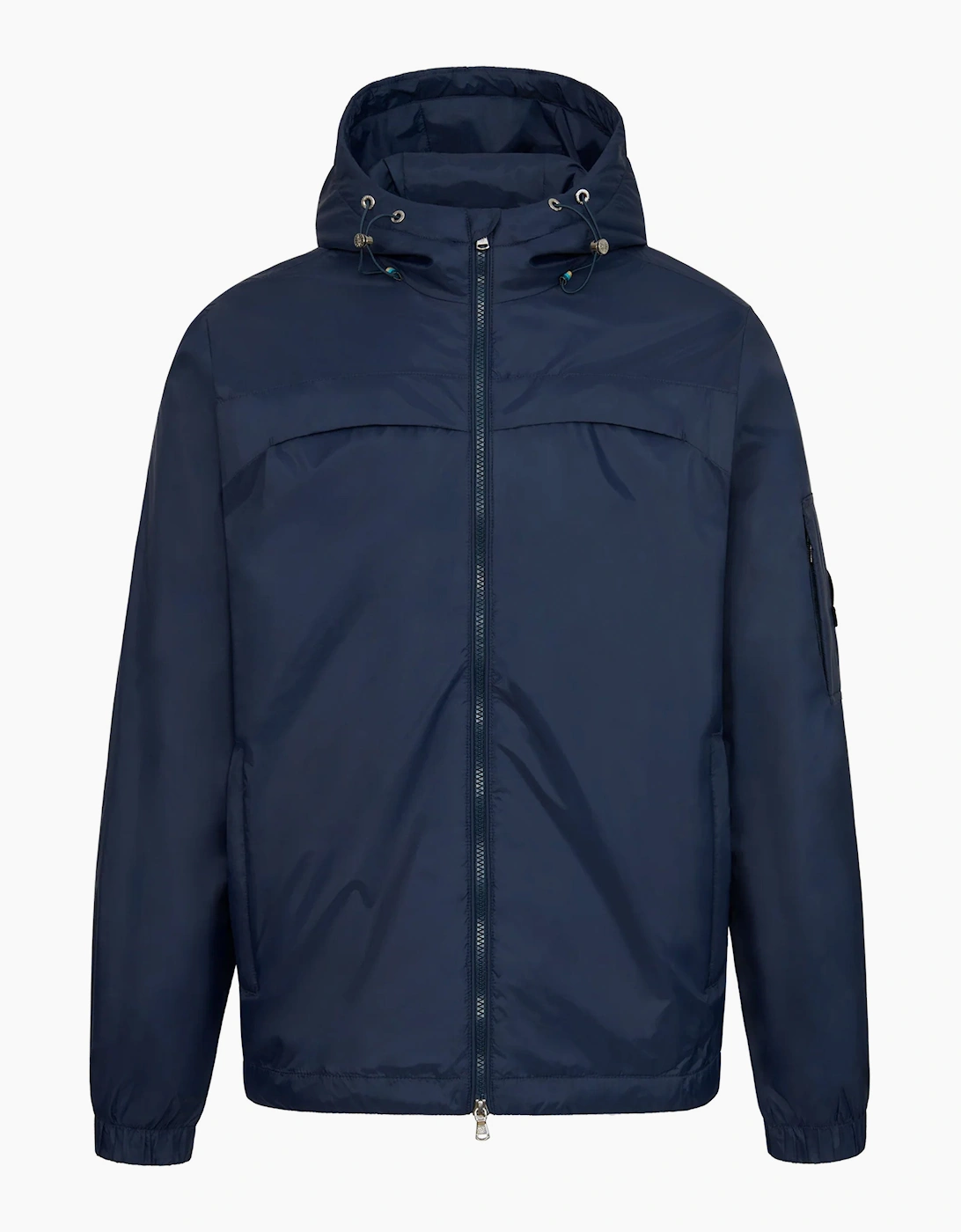 SANDBANKS HOODED NYLON WINDCHEATER NAVY