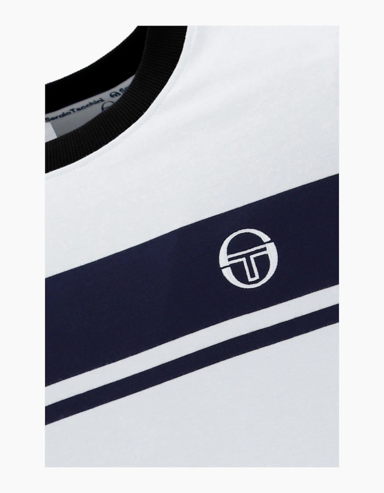 SERGIO TACCHINI MASTER T-SHIRT WHITE/MARITIME BLUE/BLACK