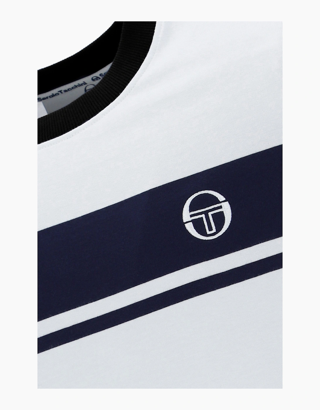 SERGIO TACCHINI MASTER T-SHIRT WHITE/MARITIME BLUE/BLACK