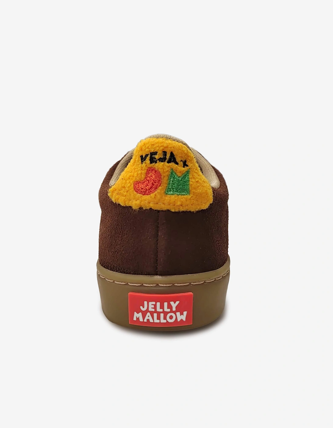 Veja Boys Suede Veja X Jelly Mallow Small Esplar Trainers in Brown