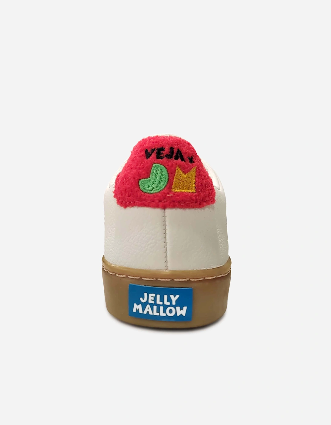 Veja Girls Leather Veja X Jelly Mallow Small Esplar Trainers in White