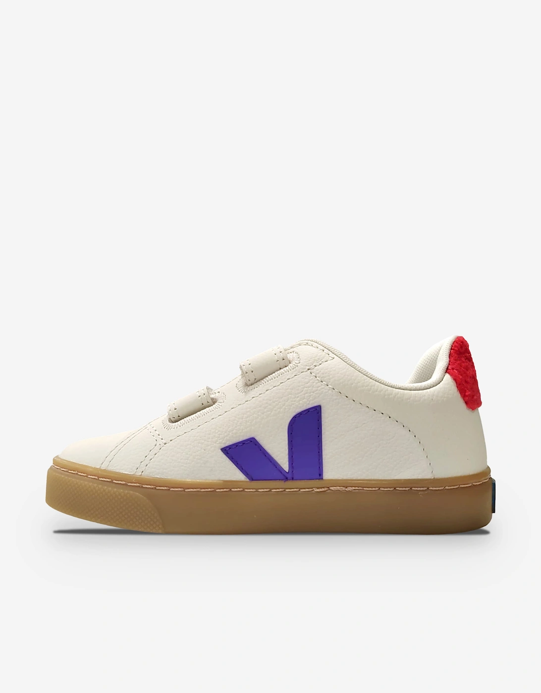 Veja Girls Leather Veja X Jelly Mallow Small Esplar Trainers in White