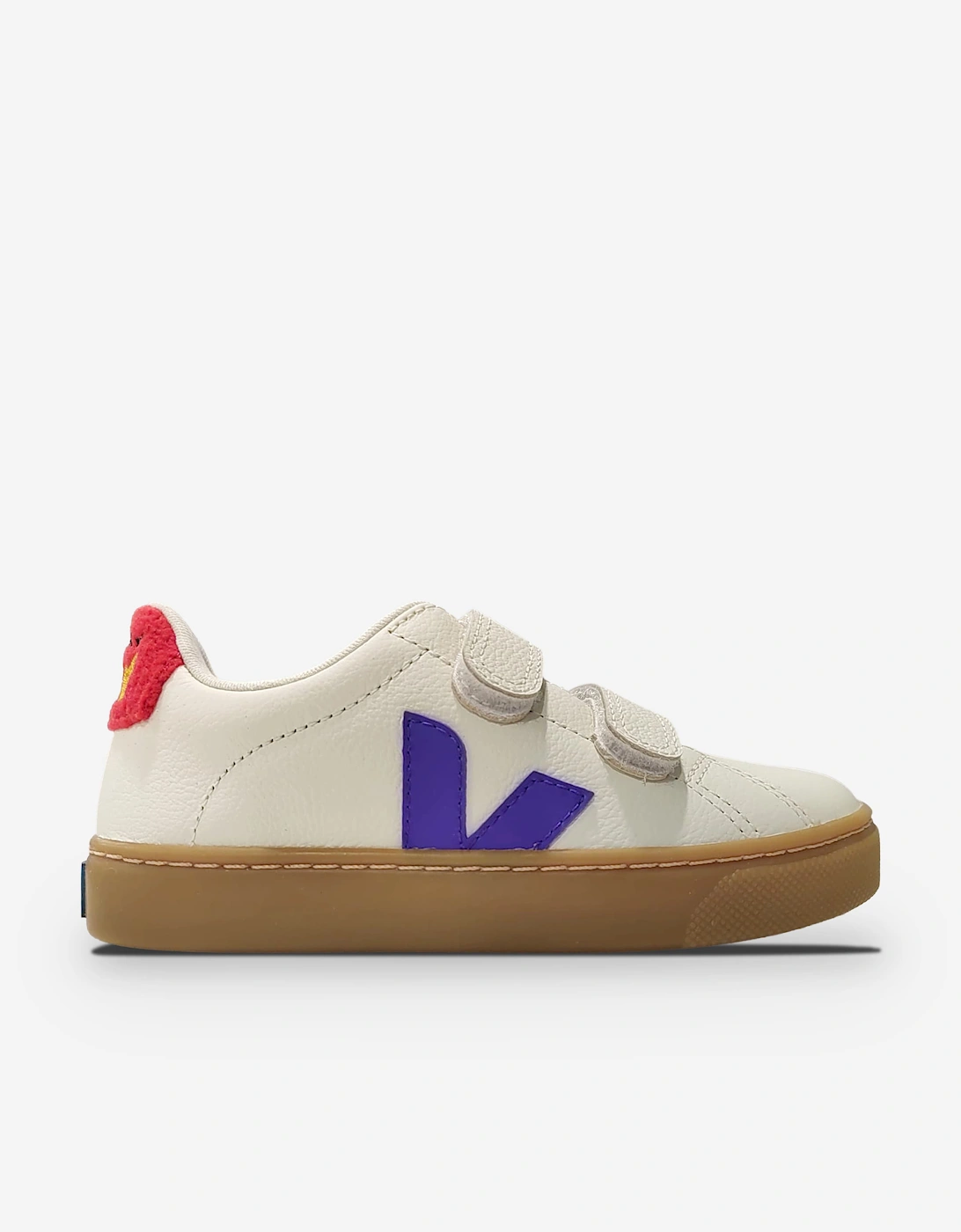 Veja Girls Leather Veja X Jelly Mallow Small Esplar Trainers in White