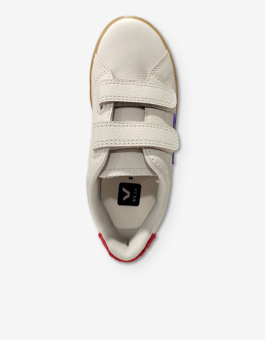 Veja Girls Leather Veja X Jelly Mallow Small Esplar Trainers in White