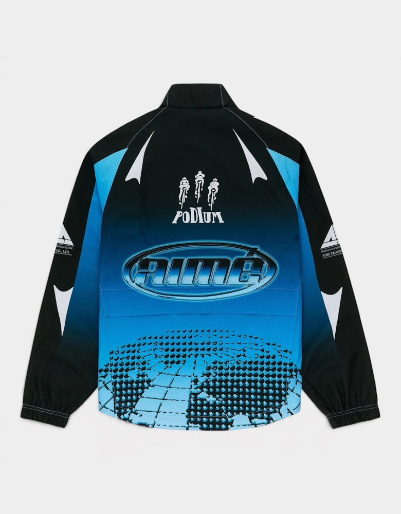 Logo Podium Jacket Black Blue