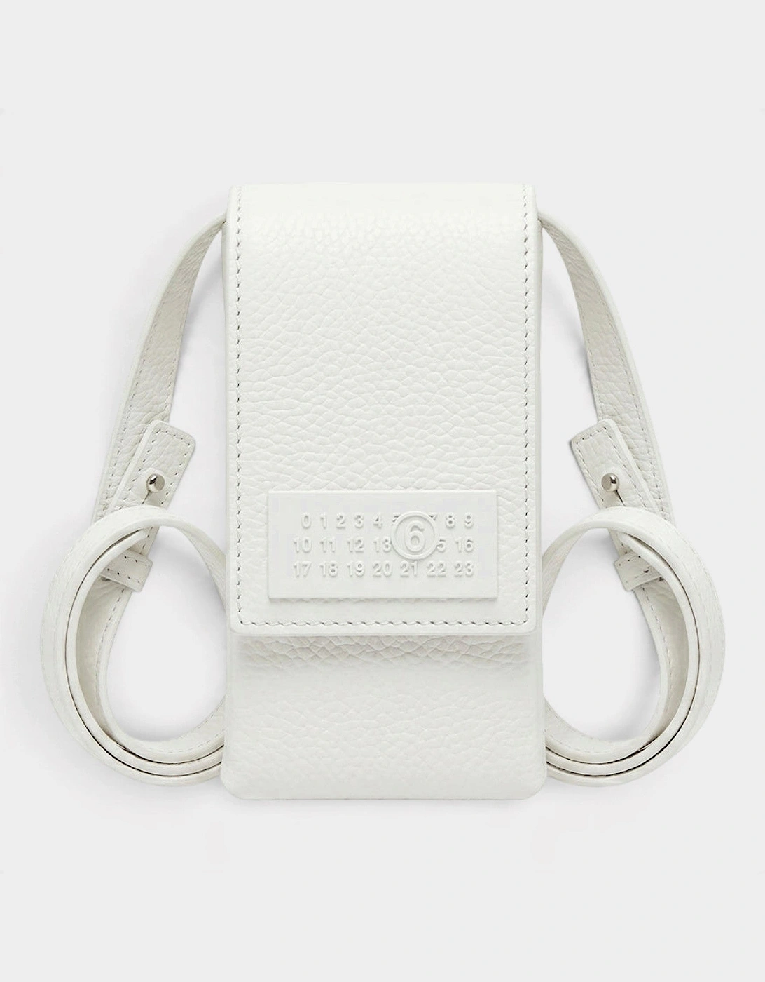 Maison Margiela Unisex White Mm6 Small Pouch - Size One Size