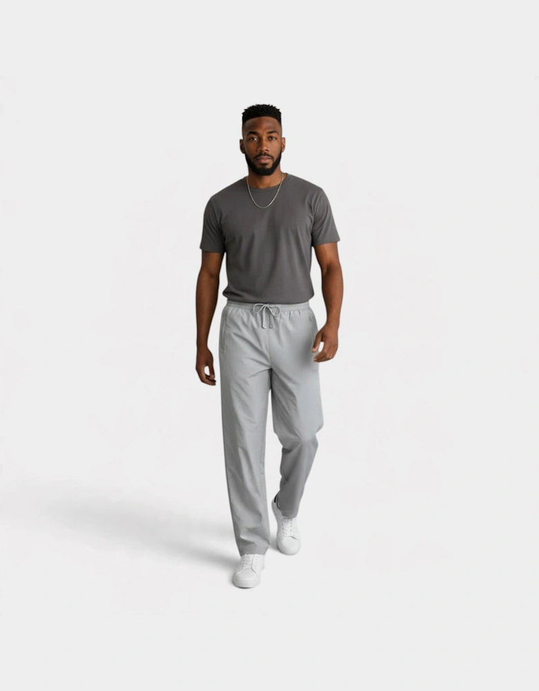 Sport Logo Nylon Pant Light Grey