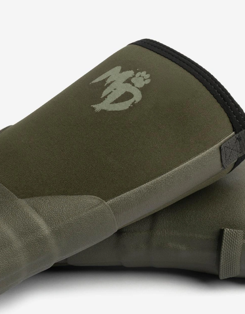 Mud Dogs RUTLAND MID Unisex Neoprene Wellies Olive