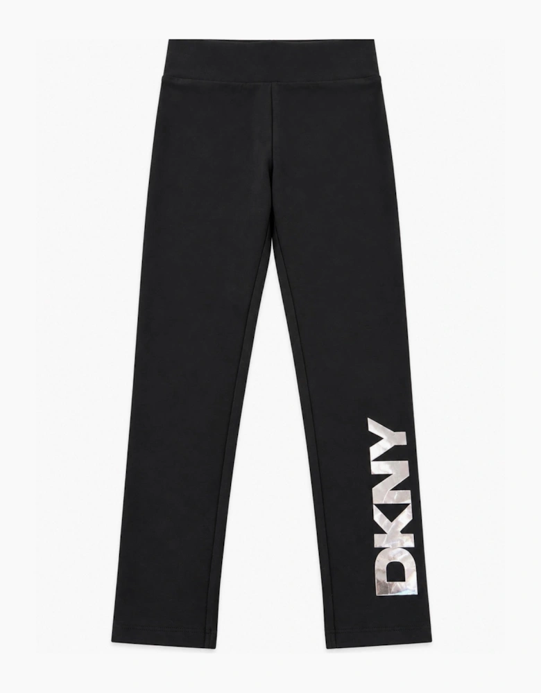 DKNY BLACK SWEATSHIRT & LEGGINGS SET D62906 D62885