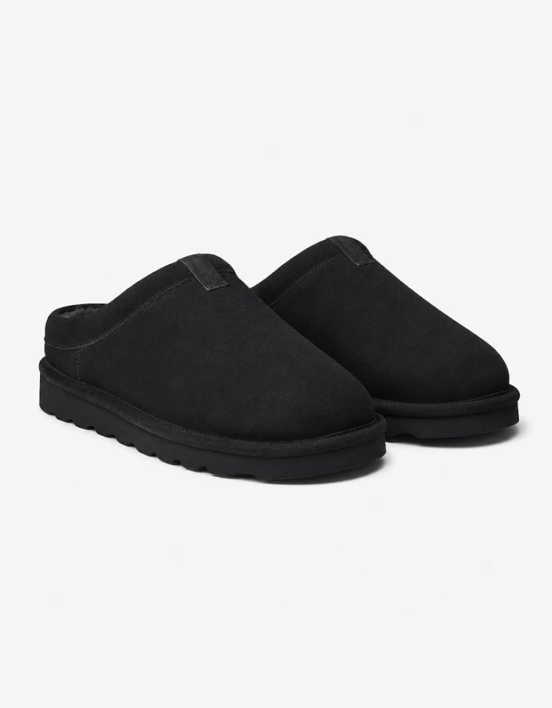 Polo Ralph Lauren READE CLOG Mens Mules Black Suede with Tonal