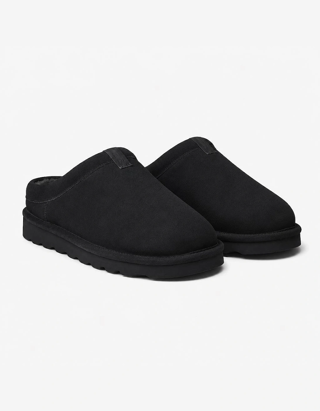 Polo Ralph Lauren READE CLOG Mens Mules Black Suede with Tonal