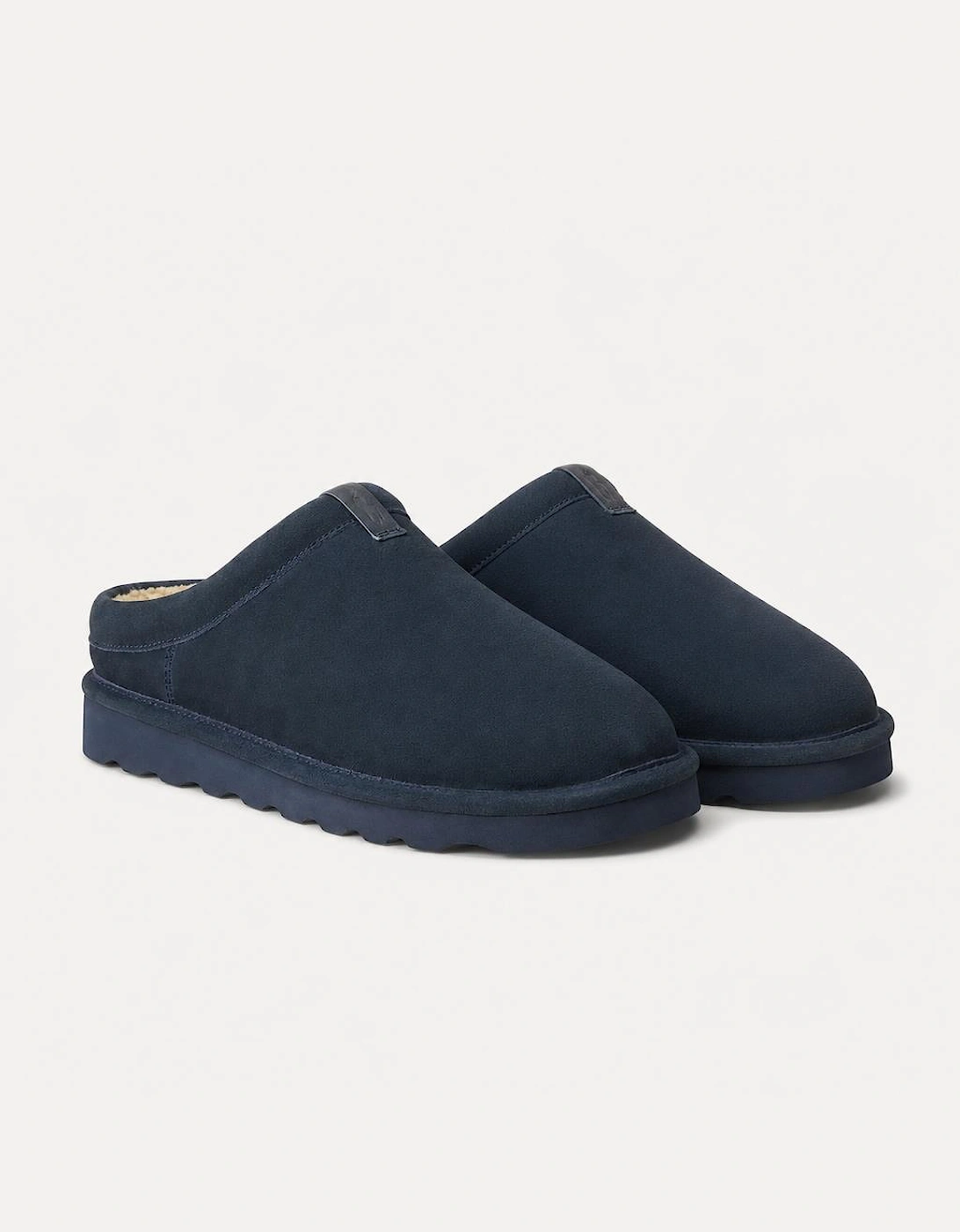 Polo Ralph Lauren READE CLOG Mens Mules Navy Suede with Tonal