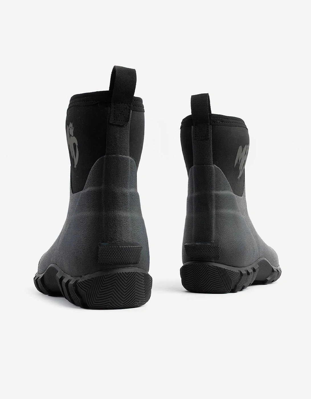 Mud Dogs RUTLAND SHORT Unisex Neoprene Wellies Black