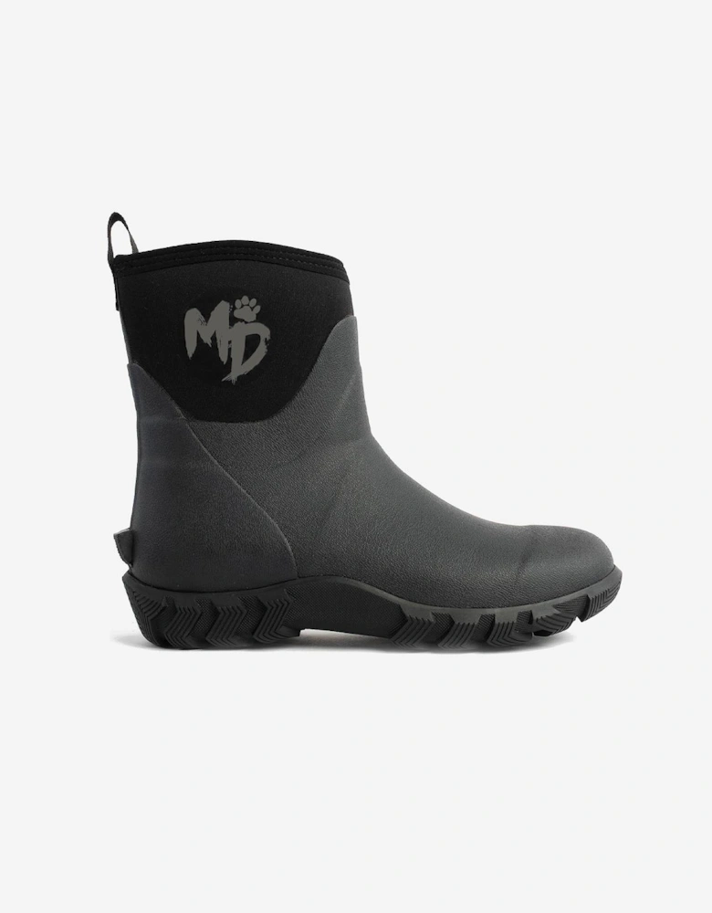 Mud Dogs RUTLAND SHORT Unisex Neoprene Wellies Black