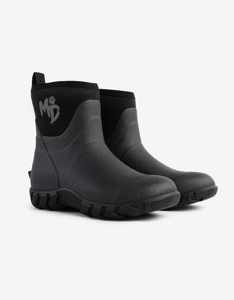 Mud Dogs RUTLAND SHORT Unisex Neoprene Wellies Black