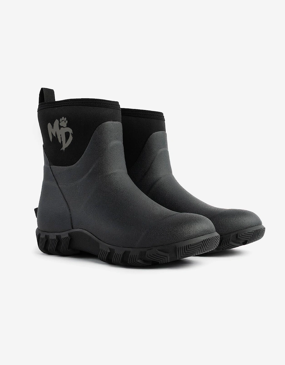 Mud Dogs RUTLAND SHORT Unisex Neoprene Wellies Black