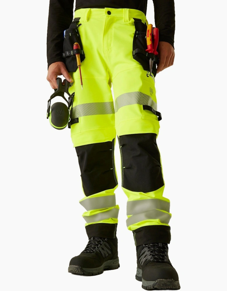 Regatta Mens Hi-Vis Infiltrate Work Trousers