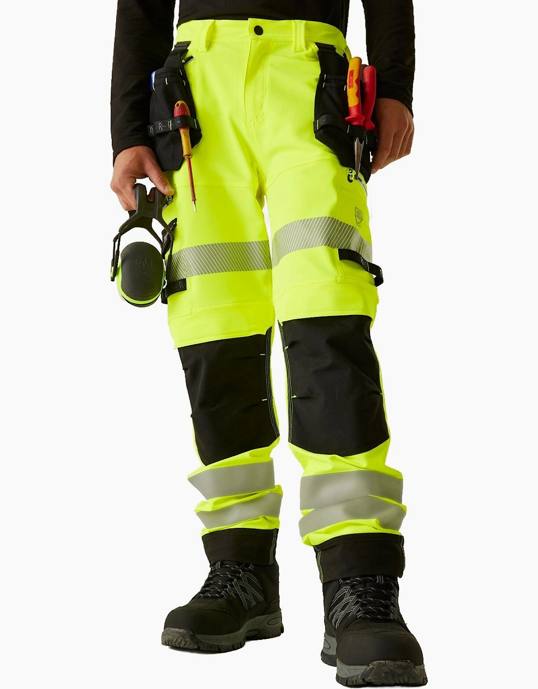 Regatta Mens Hi-Vis Infiltrate Work Trousers