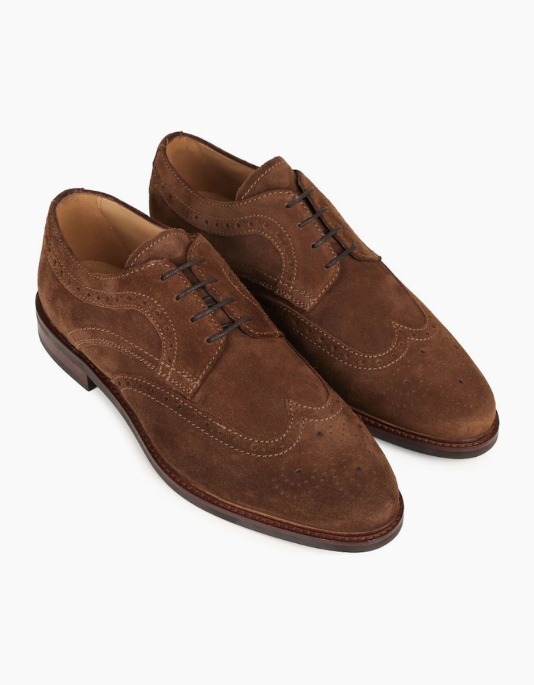 Longwood Mens Wide Fit Brogues