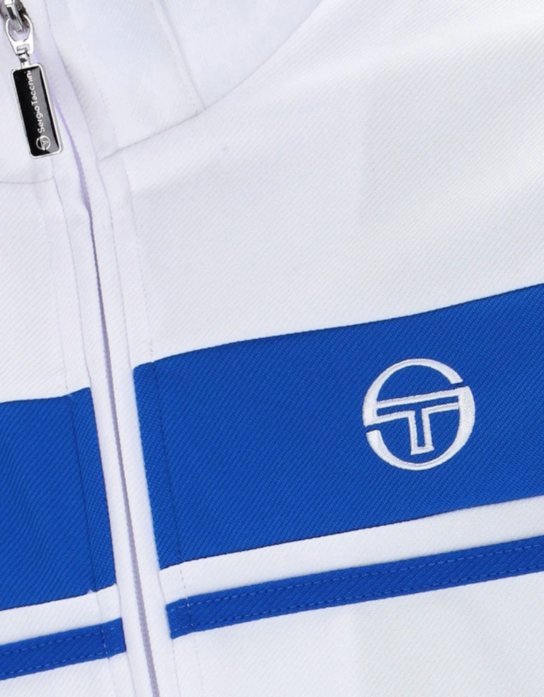 Sergio Tacchini Damarindo Track Top Jacket - White/Princess Blue