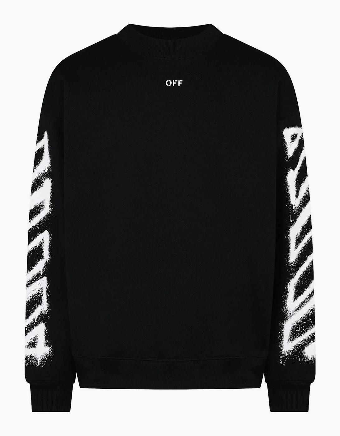 Off-White Women's Black Off Spray Arrow Swt - Size 16 Xl