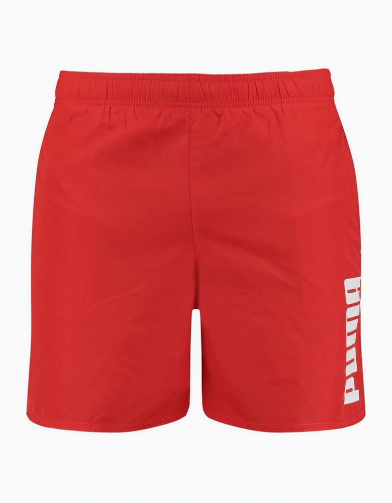 Swim Mid Swim Trunks with Elastic Waistband
