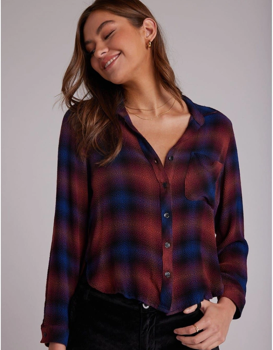 Relaxed Fit Cuff Sleeve Shirt