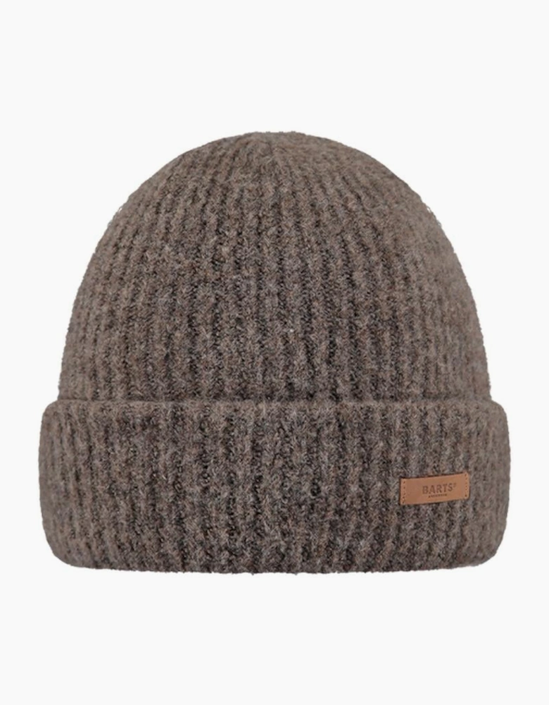Barts Womens Witzia Stretchy Ribbed Knit Knitted Beanie Hat