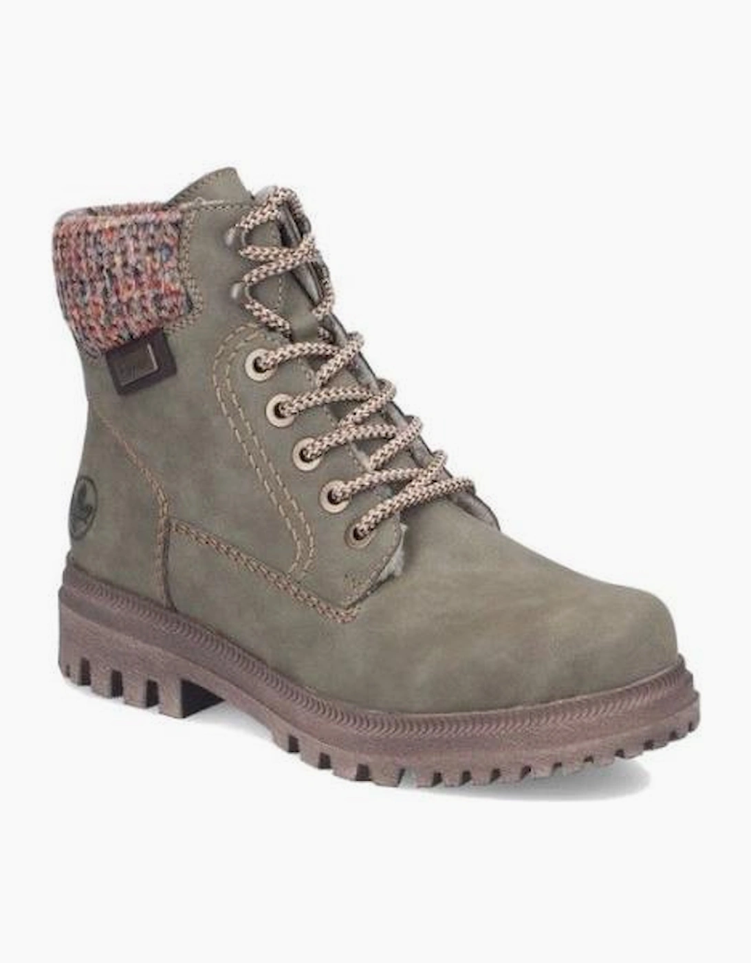 Rieker Ladies Boots Y7621-54 in Green