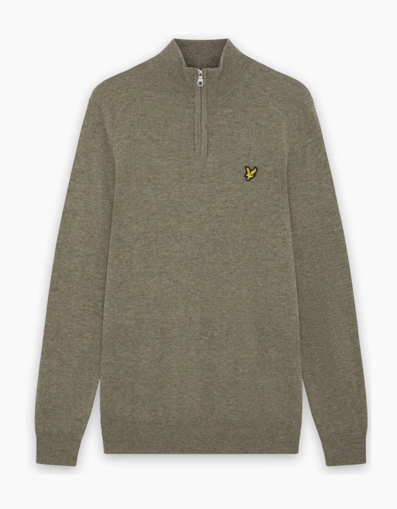 Lyle & Scott Mens Big & Tall Quarter Zip Knitwear Jumper