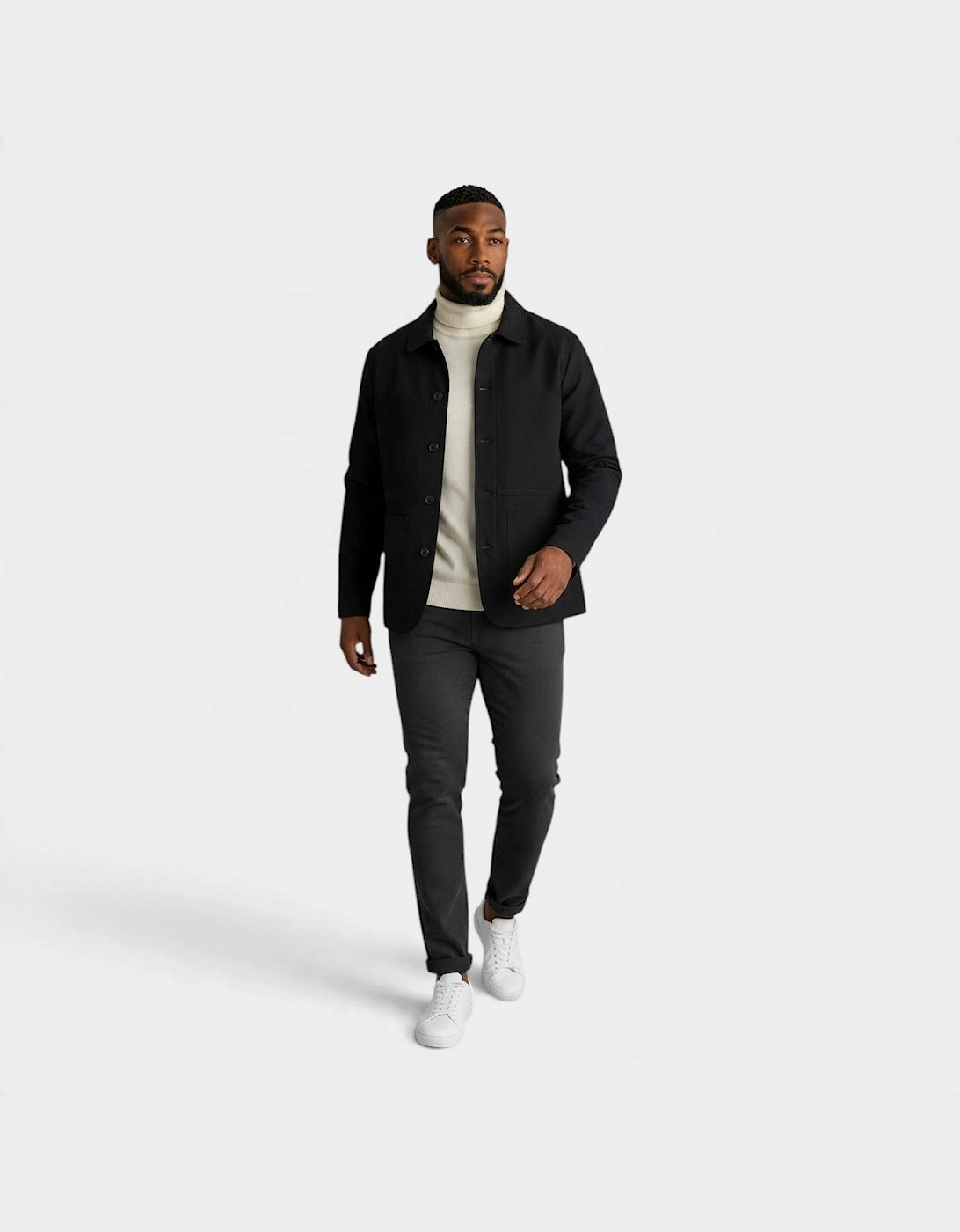 Lightweight Filled Jacket Laurel Black