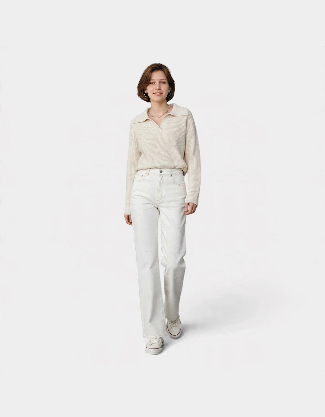 MM6 Panelled Jeans Off-White