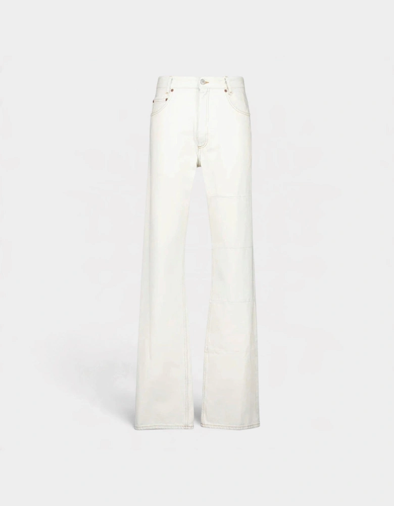 MM6 Panelled Jeans Off-White